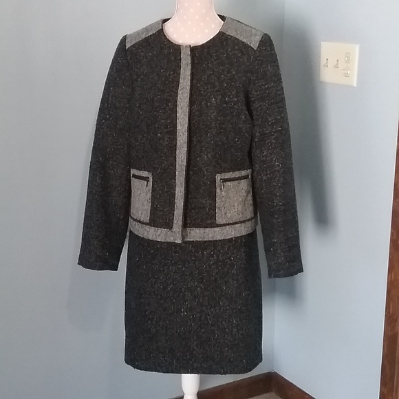 Liz Claiborne Dresses & Skirts - Liz Claiborne Black & Grey 2pc skirt set
